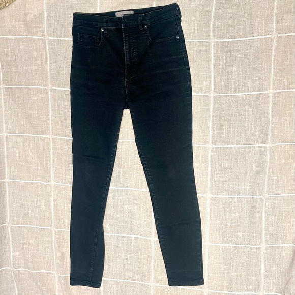 Everlane - the high rise skinny jean, black, women’s size 29 - Picture 3 of 14